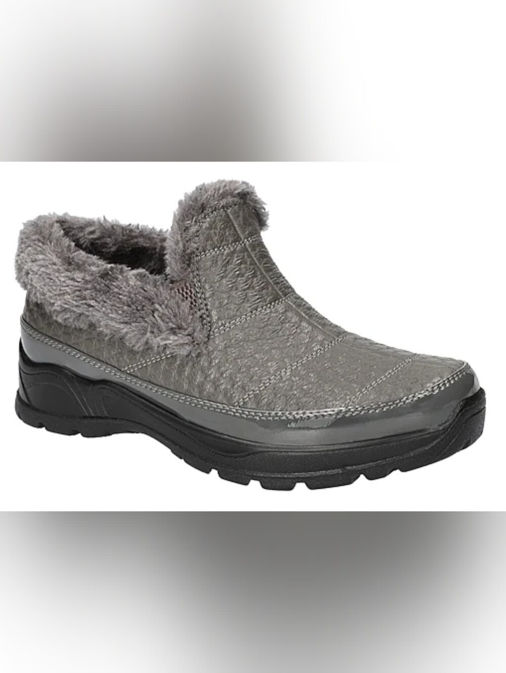 (D-4843) Easy Street Womens Flurry Waterproof Flat Heel Winter Boots Sz 8